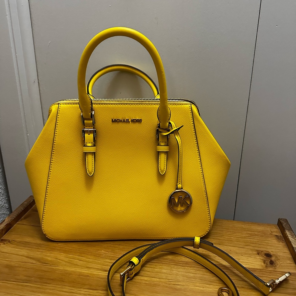 Michael Kors Vibrant Yellow Satchel